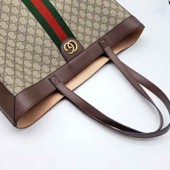 100% Authentic Gucci GG Ophidia Large Tote Bag 975-102924 - Picture 6 of 14